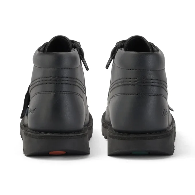 Junior Unisex Kick Hi Zip Leather Alternative Μαύρο