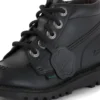 Junior Unisex Kick Hi Zip Leather Alternative Μαύρο