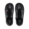 Junior Unisex Kick Hi Zip Leather Black Junior Unisex Kick Hi Zip Leather Black