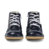 Junior Unisex Kick Hi Zip Leather Navy Junior Unisex Kick Hi Zip Leather Navy
