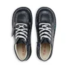 Junior Unisex Kick Hi Zip Leather Navy Junior Unisex Kick Hi Zip Leather Navy
