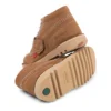 Junior Unisex Kick Hi Zip Leather Tan Junior Unisex Kick Hi Zip Leather Tan