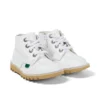 Παιδικό Unisex Kick Hi Zip Δέρμα Λευκό Παιδικό Unisex Kick Hi Zip Δέρμα Λευκό