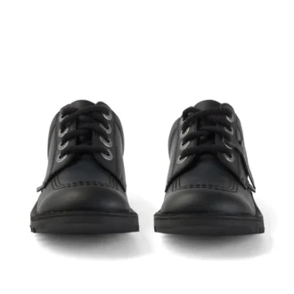 Junior Unisex Kick Lo Δέρμα Alternative Μαύρο