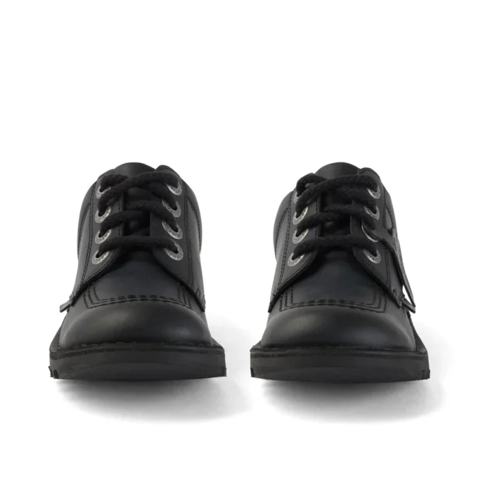 Junior Unisex Kick Lo Δέρμα Alternative Μαύρο