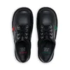 Junior Unisex Kick Lo Δέρμα Μαύρο