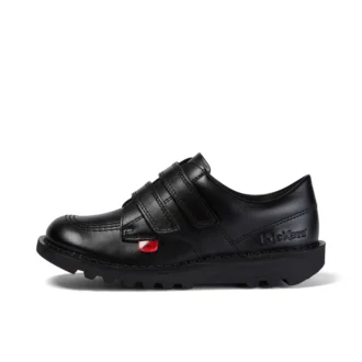 Junior Unisex Kick Lo Twin Vel Δέρμα Μαύρο