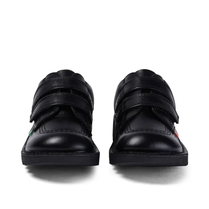 Junior Unisex Kick Lo Twin Vel Δέρμα Μαύρο