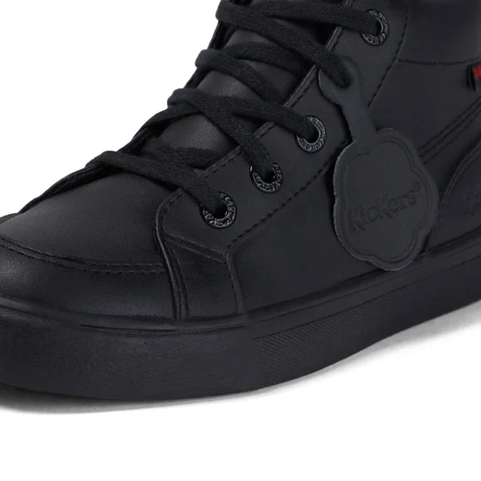 Junior Unisex Tovni Hi Leather Black