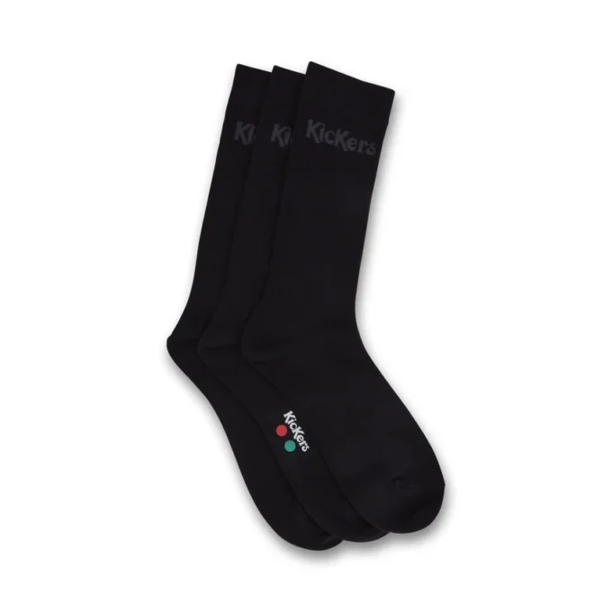 Κάλτσες για ενήλικες Unisex Everyday Crew, σετ 3 τεμαχίων, μαύρες Κάλτσες για ενήλικες Unisex Everyday Crew, σετ 3 τεμαχίων, μαύρες