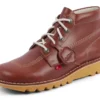 Kick Hi για ενήλικες, Unisex, δέρμα σκούρο καφέ Kick Hi για ενήλικες, Unisex, δέρμα σκούρο καφέ