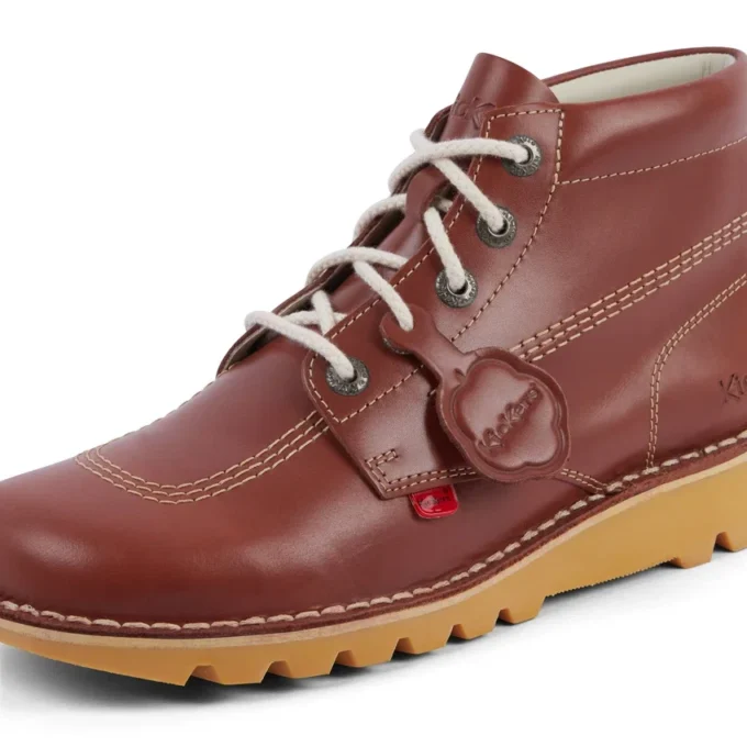 Kick Hi για ενήλικες, Unisex, δέρμα σκούρο καφέ Kick Hi για ενήλικες, Unisex, δέρμα σκούρο καφέ
