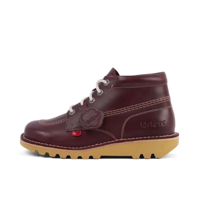 Kick Hi για ενήλικες, Unisex, δέρμα, σκούρο κόκκινο Kick Hi για ενήλικες, Unisex, δέρμα, σκούρο κόκκινο