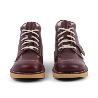 Kick Hi για ενήλικες, Unisex, δέρμα, σκούρο κόκκινο