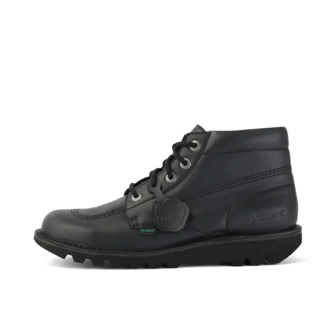 Youth Unisex Kick Hi Leather Alternative Black