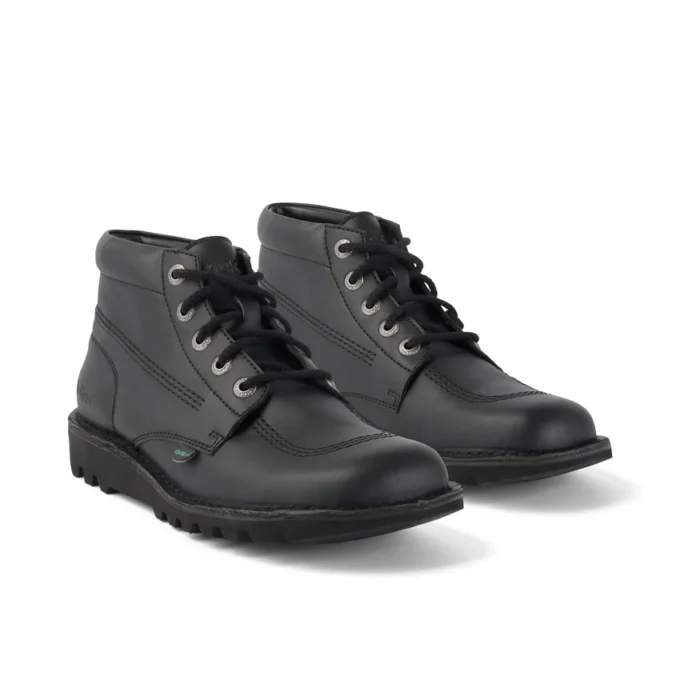 Youth Unisex Kick Hi Leather Alternative Black