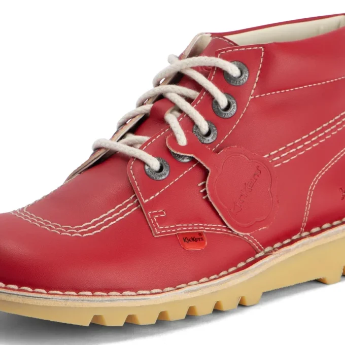 Kick Hi Leather Alternative Red για ενήλικες, Unisex