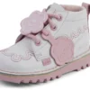 Kick Hi Wave Leather White για κοριτσάκια