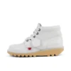 Kick Hi White για ενήλικες, Unisex