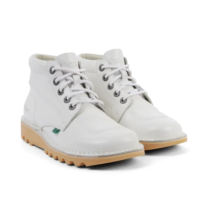 Kick Hi White για ενήλικες, Unisex