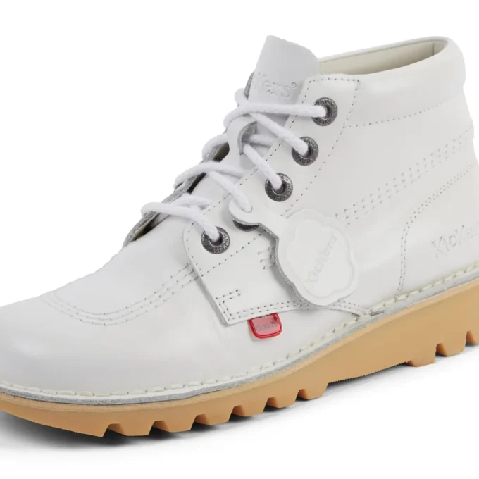 Kick Hi White για ενήλικες, Unisex