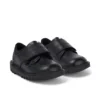 Kick Lo Scuff για αγόρια, δερμάτινα, μαύρα