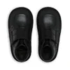 Kick Mid Scuff για μικρά αγόρια, δέρμα, μαύρο