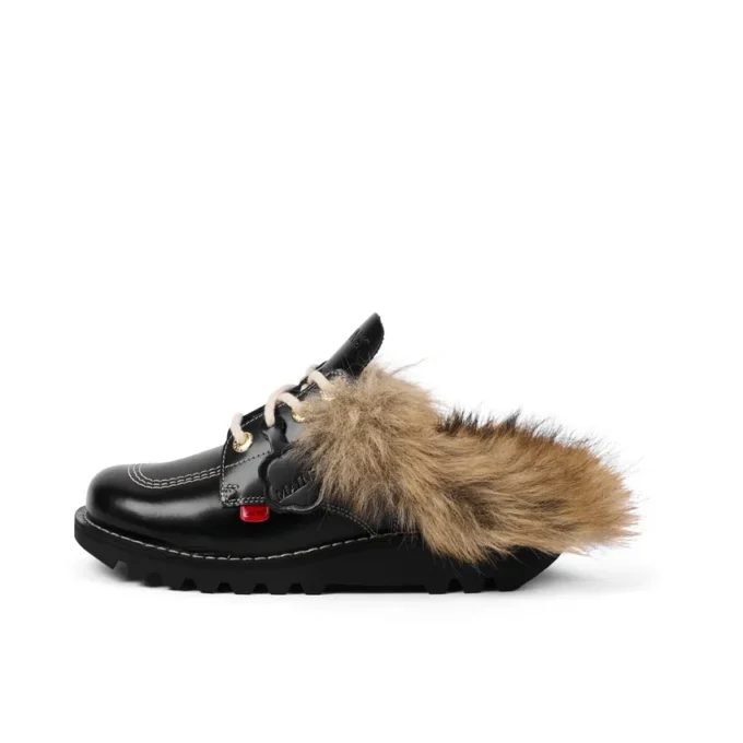 Kick Mule Fur Mains Black για ενήλικες, Unisex