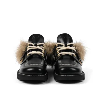 Kick Mule Fur Mains Black για ενήλικες, Unisex