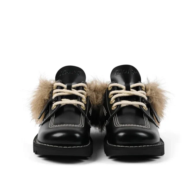 Kick Mule Fur Mains Black για ενήλικες, Unisex