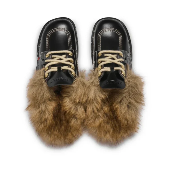 Kick Mule Fur Mains Black για ενήλικες, Unisex