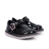 Kick Tbar Galactic Leather Black για μικρά κορίτσια