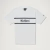 Κλασικό κοντομάνικο T-shirt Kickers για ενήλικες άνδρες, λευκό Κλασικό κοντομάνικο T-shirt Kickers για ενήλικες άνδρες, λευκό