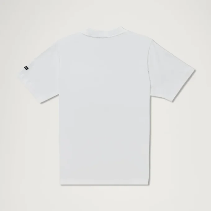 Κλασικό κοντομάνικο T-shirt Kickers για ενήλικες άνδρες, λευκό Κλασικό κοντομάνικο T-shirt Kickers για ενήλικες άνδρες, λευκό