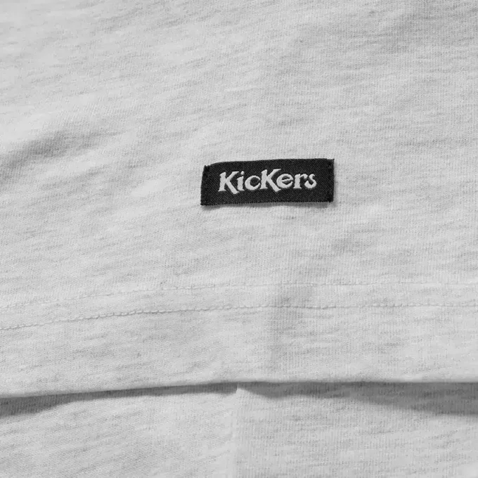 Κλασικό μπλουζάκι Kickers για ενήλικες άνδρες, γκρι Κλασικό μπλουζάκι Kickers για ενήλικες άνδρες, γκρι