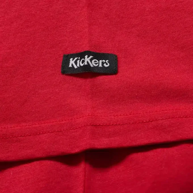 Κλασικό μπλουζάκι Kickers για ενήλικες άνδρες, κόκκινο Κλασικό μπλουζάκι Kickers για ενήλικες άνδρες, κόκκινο