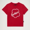 Κλασικό στενό μπλουζάκι Kickers για ενήλικες γυναίκες, κόκκινο
