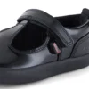 Κοριτσίστικα παπούτσια Kariko T-Strap από λουστρίνι, μαύρα