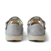 Κοριτσίστικα παπούτσια Kick T-Bar Glitter Cosmic Textile Silver