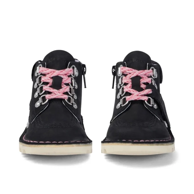 Κοριτσίστικες μπότες Kick Hi Winter Nubuck Μαύρες