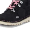 Κοριτσίστικες μπότες Kick Hi Winter Nubuck Μαύρες