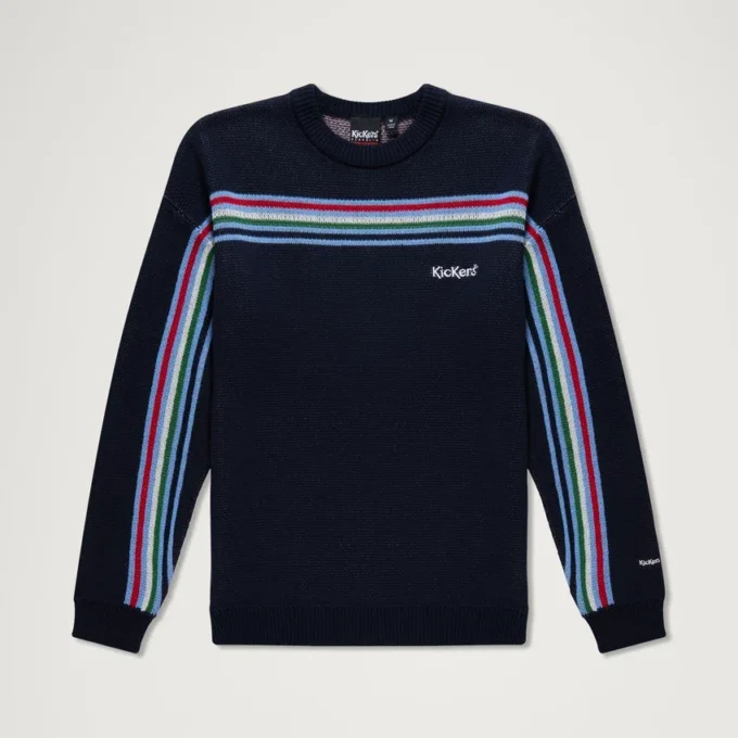 Κουκούλα για άνδρες Kickers Crew Knit Navy Κουκούλα για άνδρες Kickers Crew Knit Navy