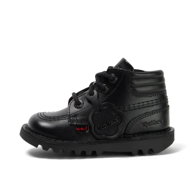 Κουνελάκια αγοριών Kick Hi Padded Leather Black
