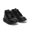 Κουνελάκια αγοριών Kick Hi Padded Leather Black