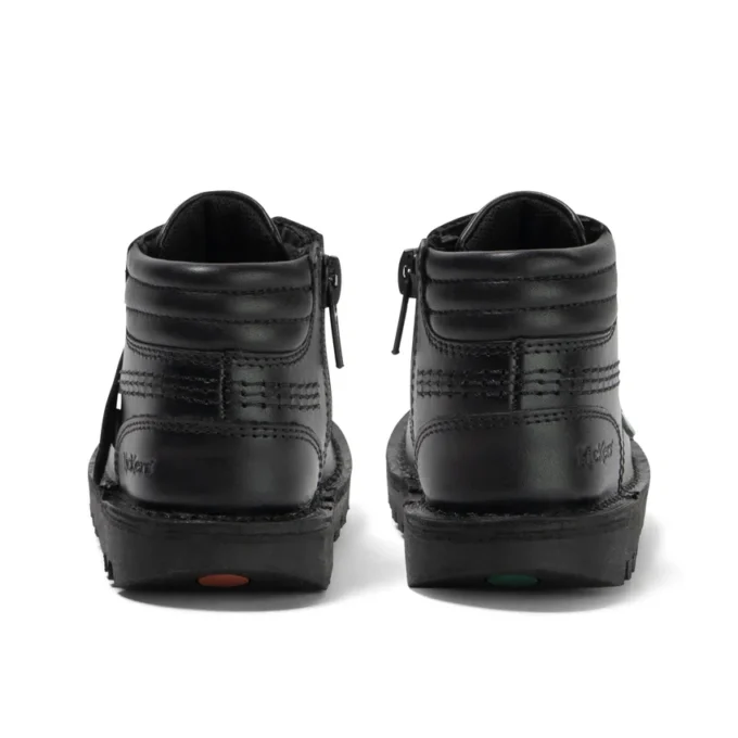 Κουνελάκια αγοριών Kick Hi Padded Leather Black