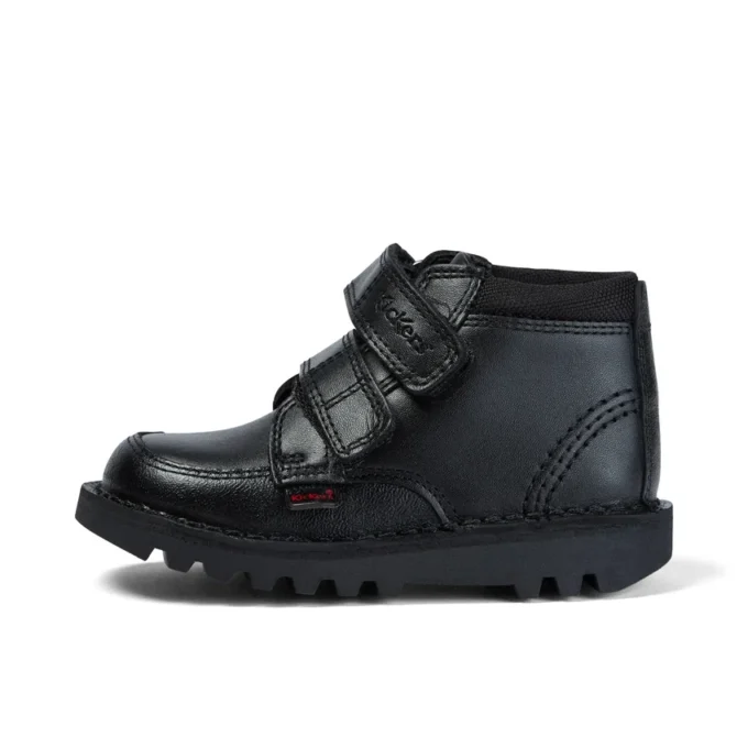 Κούνια για αγόρια Kick Hi Scuff Δέρμα Μαύρο