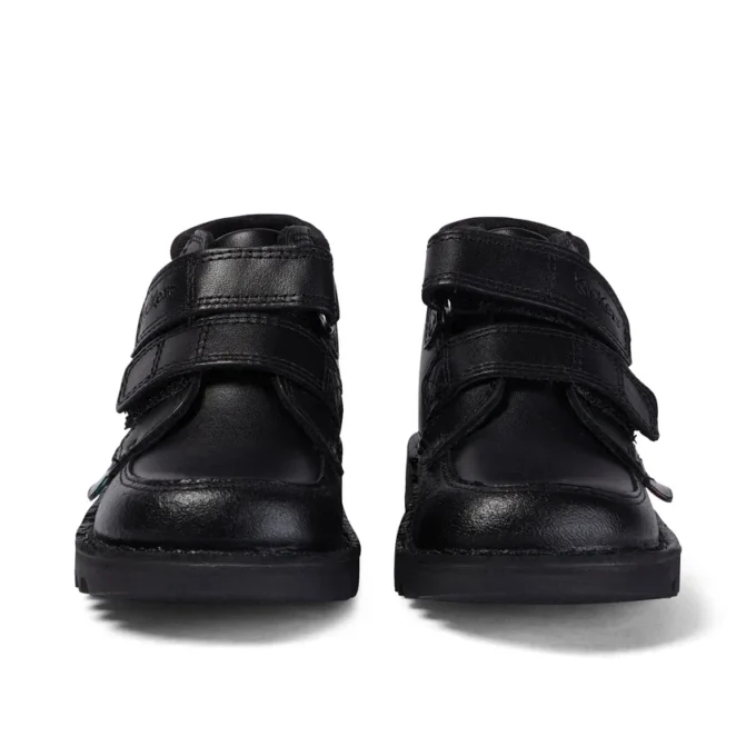 Κούνια για αγόρια Kick Hi Scuff Δέρμα Μαύρο