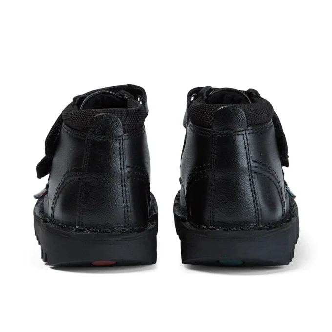 Κούνια για αγόρια Kick Hi Scuff Δέρμα Μαύρο