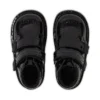 Μαύρες μπότες Kick Hi Vel Brogue από λουστρίνι για κοριτσάκια