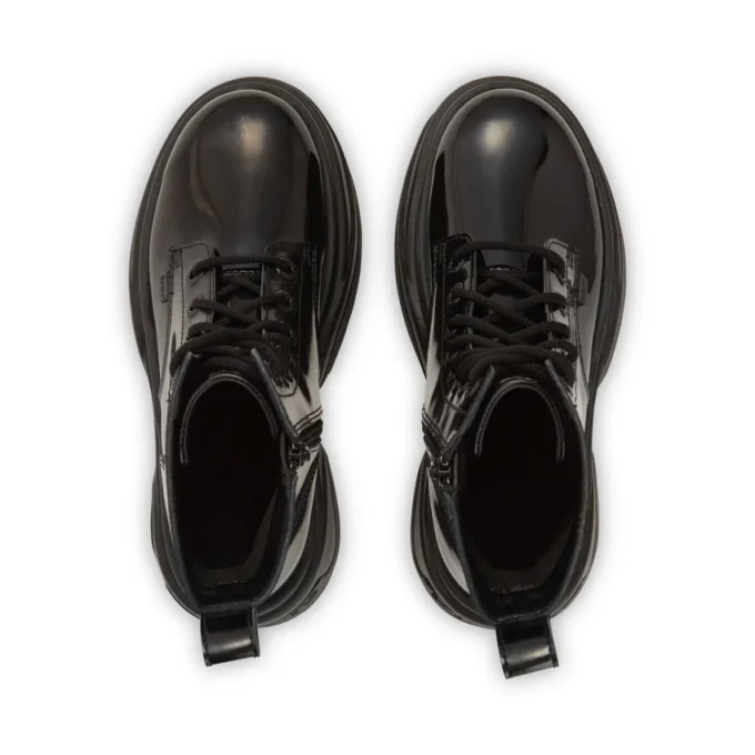 Μπότα Kade για ενήλικες, Unisex, από λουστρίνι, μαύρη Μπότα Kade για ενήλικες, Unisex, από λουστρίνι, μαύρη